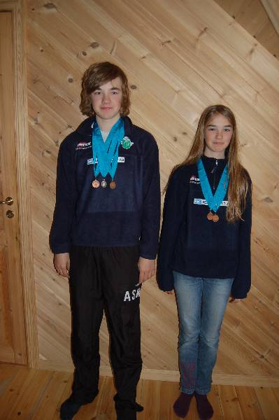 Svmming Torstein og Katrine